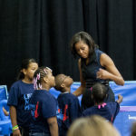 First Lady Obama with SquashSmarts kids