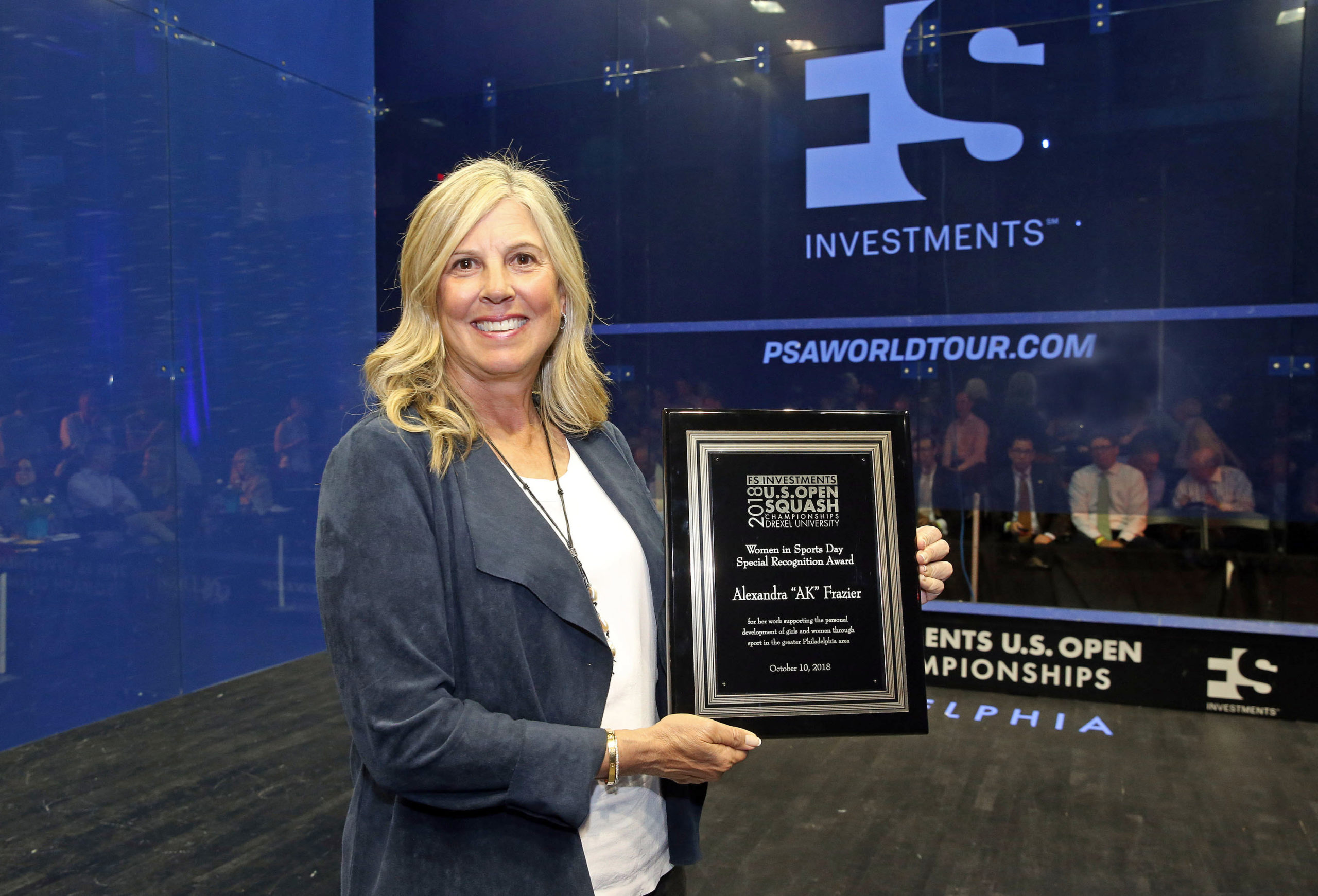 Frazier Recognized With Women in Sports Day Award