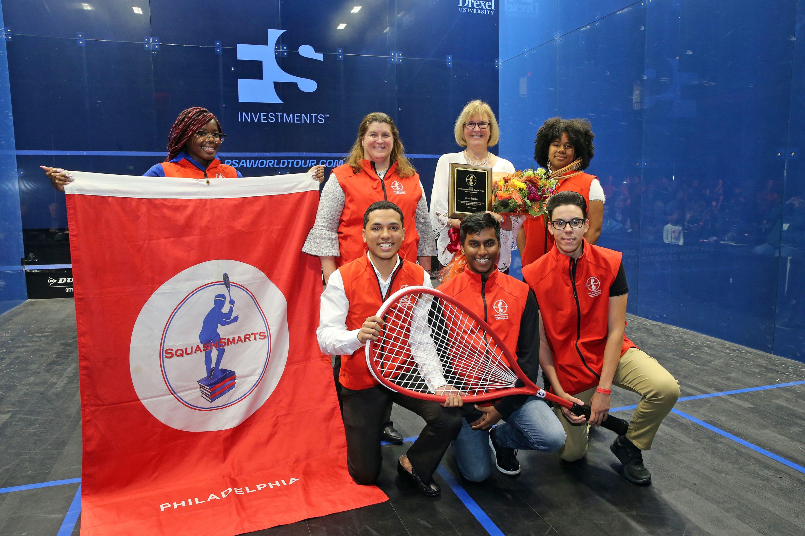 SquashSmarts Recognizes Carol Jacobs With Service Award