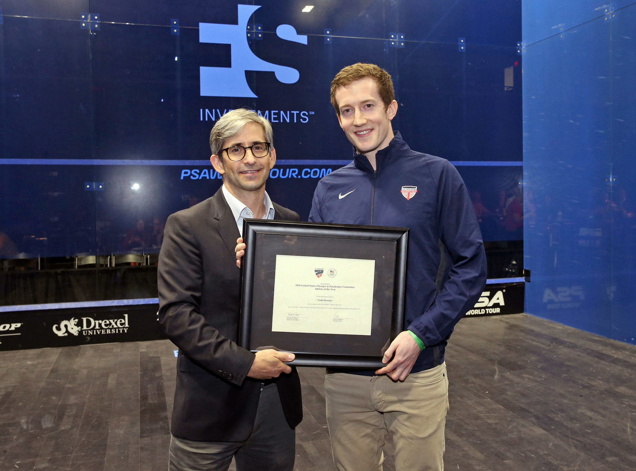 Harrity Receives USOPC Athlete of Year Award